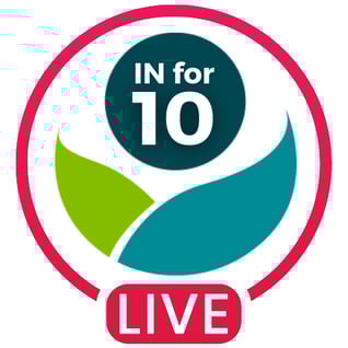 IN for 10 logo
