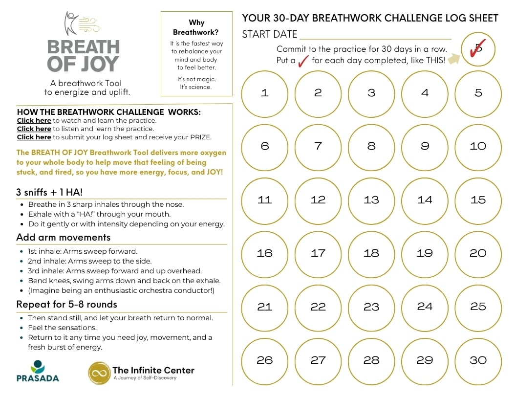 Breath of Joy Logsheet Breath of Joy Logsheet